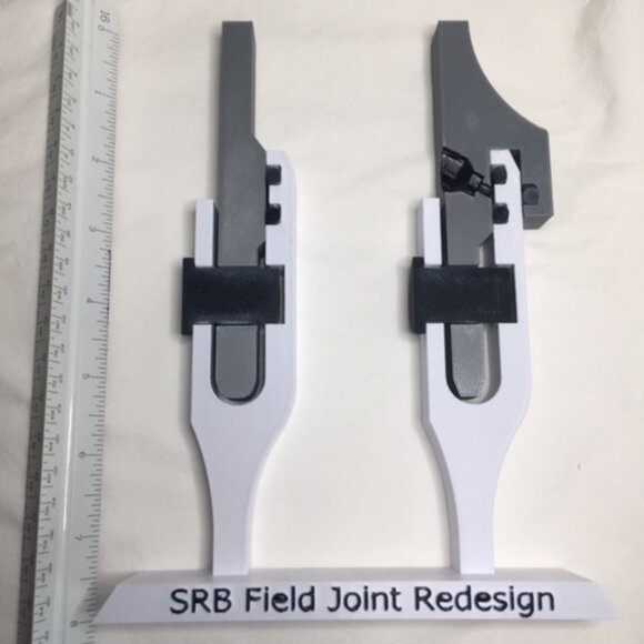 Space Shuttle SRB Field Joint Redesign Desk Model - Picture 4 of 6